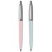 Parker Jotter Originals Ballpoint Pen Pastel Collection | Assorted Pastel Finishes | Medium Point | Blue Ink | 2 Count