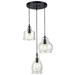 claxy ecopower vintage kitchen linear island glass chandelier pendant lighting fixture-3 lights