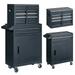 Ktaxon 2 in 1 Rolling Tool Chest Storage Cabinet Mechanic Tool Organizer Box w/4 Drawers
