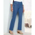 Draper's & Damon's Women's Slimtacular® Boot Cut Denim Jeans - Blue - PL - Petite