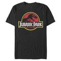 Men's Black Jurassic Park Logo T-Shirt