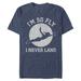 Men's Heather Navy Peter Pan I'm So Fly T-Shirt