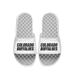 Youth ISlide White Colorado Buffaloes Team Name Stack Slide Sandals