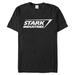 Men's Black Iron Man Stark Industries T-Shirt