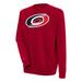 Men's Antigua Red Carolina Hurricanes Victory Pullover Sweatshirt