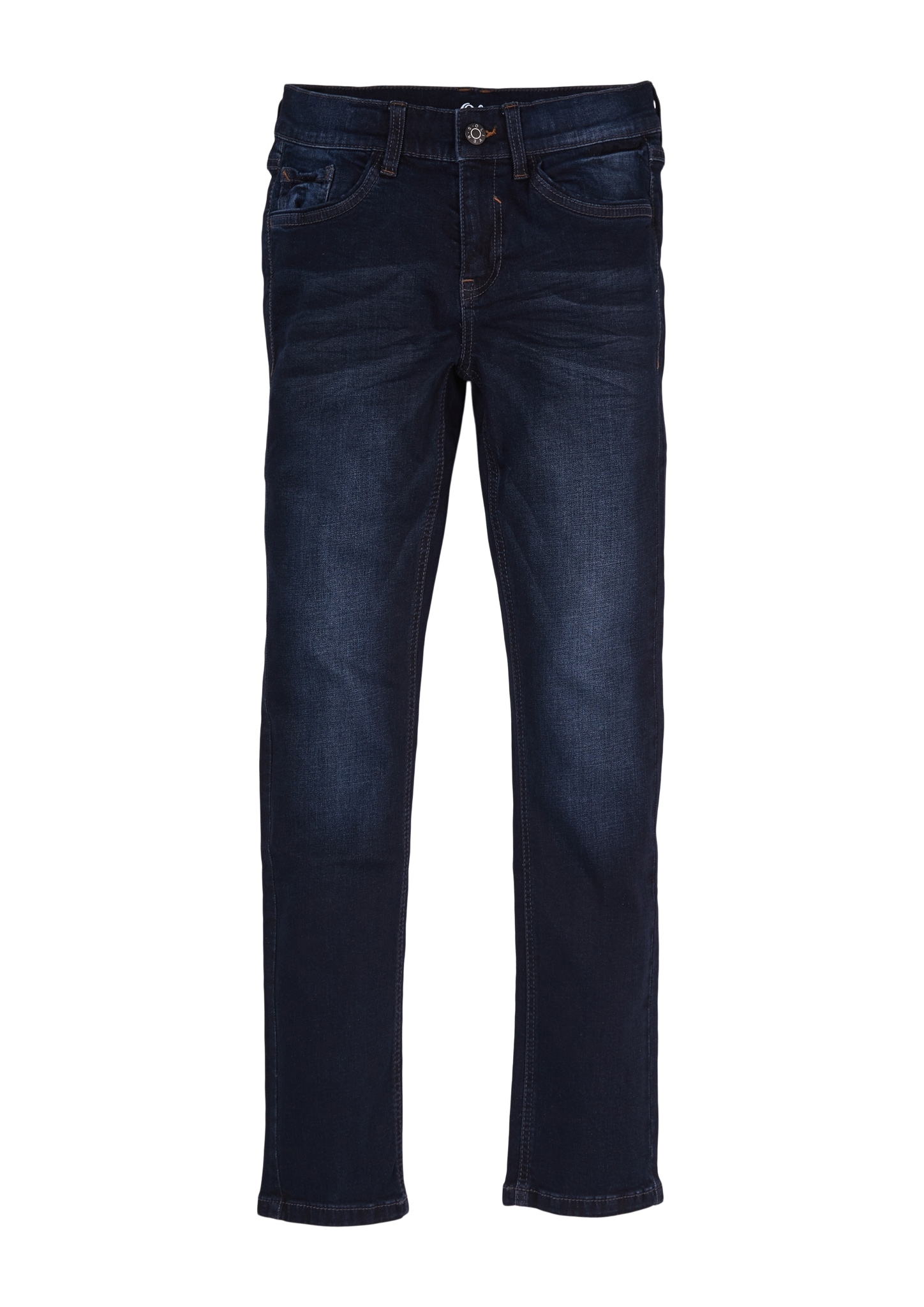 Skinny-fit-Jeans S.OLIVER JUNIOR, Jungen, Gr. 146, N-Gr, blau, Denim/Jeans, Obermaterial: 98% Baumwolle, 2% Elasthan, skinny fit, Jeans
