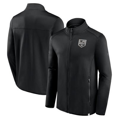 Los Angeles Kings Fanatics Branded Authentic Pro Fleece Jacke mit durchgehendem Reißverschluss – Herren Image