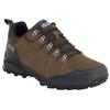 Wanderschuh JACK WOLFSKIN "REFUGIO TEXAPORE LOW M", Gr. 47,5, braun, Leder, Textil, sportlich, Schuhe, wasserdicht