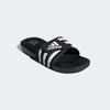Badesandale ADIDAS SPORTSWEAR "ADISSAGE BADESCHLAPPEN", Gr. 43, schwarz-weiß (core schwarz, cloud weiß, core schwarz), Synthetik, sportlich, Schuhe