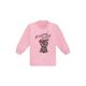 Sweatshirt TRIGEMA "TRIGEMA mit süßem Katzen-Print" Gr. 80, rosa (rosé) Baby Sweatshirts