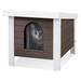 Tucker Murphy Pet™ Euna Portable PS Cat House in Brown | 18.27 H x 24.21 W in | Wayfair E0F08B79B4CD4D678795B1B26D9D3234