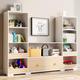 Harriet Bee Hartleigh Storage Bookcase Wood in Brown | 51.1 H x 70.7 W x 11.7 D in | Wayfair 2A04435992CD436390172A353D67795F