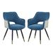 Side Chair - George Oliver Jenetta 23.2" Wide Side Chair in Blue | 33.9 H x 23.2 W x 23.2 D in | Wayfair E1F634BA0AAC425395402B3C8FFB0E2F