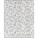 White 120.08 x 94.49 x 0.01 in Area Rug - Orren Ellis Rectangle Kavali Area Rug Recycled P.E.T, Polyester | 120.08 H x 94.49 W x 0.01 D in | Wayfair