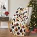 The Holiday Aisle® Leuthold Throw Blanket Polyester in Brown/Gray | 70 H x 50 W in | Wayfair 0E969E5F721B4D65A120391D48E14E85