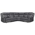 Multi Color Reclining Sectional - Wildon Home® Amonette Upholstered Sectional Polyester | 40.9 H x 99.6 W x 87.8 D in | Wayfair