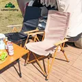 Lohamping-Chaise de camping réglable à angle en 4 étapes chaise de relaxation longue et robuste