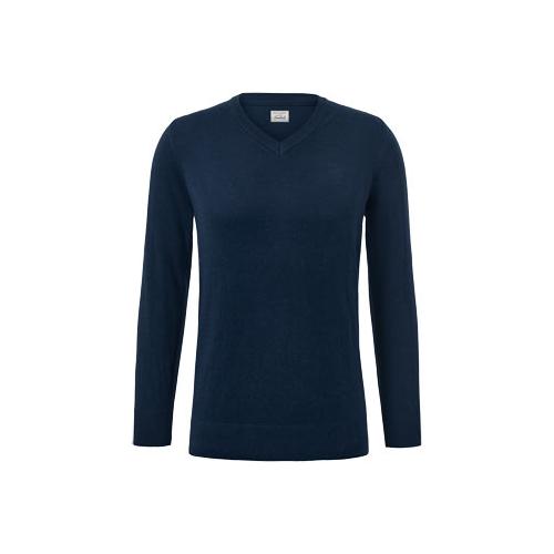 Pullover mit V-Ausschnitt, navy