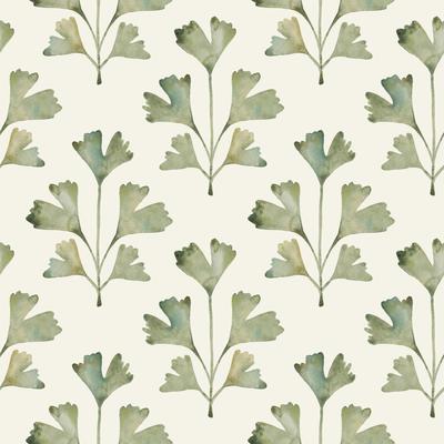 Almond & Fern Cat Coquillette Gingko Peel and Stick Wallpaper