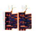 Brianna Cannon Auburn Tigers Large Word Earrings