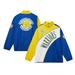 Men's Mitchell & Ness White Golden State Warriors Hardwood Classics Arched Retro Lined Full-Zip Windbreaker Jacket