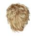 Sehao Sexy Wig Cool Wig Bangs Wig Women s Curly Short Styling Full Wig Fashion wig Gold Wigs for Women