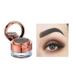 Pjtewawe Makeup Double-Layer Eyebrow Cream Eyebrow Powder Brow Color Long Lasting Water Proof Eyebrow Pomade Gel 6 Colors Sweat-Proof Eyebrow Pomade Gel Eyebrow Pencil