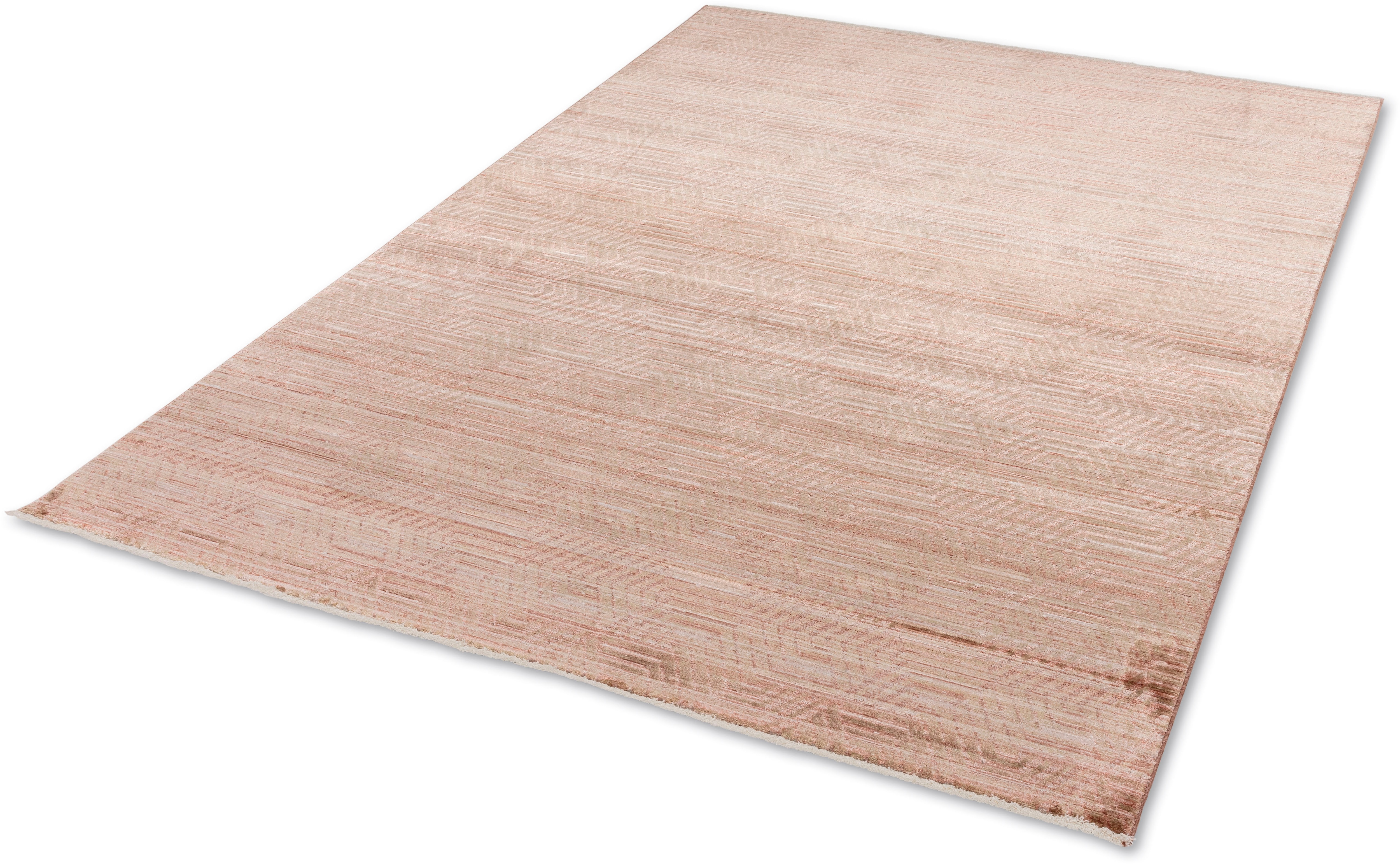 Teppich ASTRA "Scala 6621 233", orange (terra), B:160cm H:7mm L:230cm, Viskose, Teppiche, Teppich, eleganter seidiger Flor, Viskoseteppich, Orient Optik