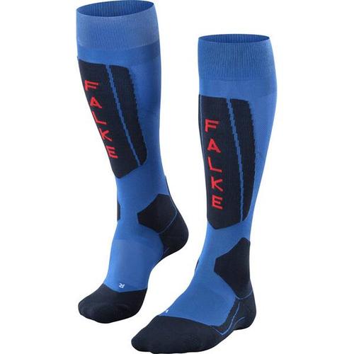 FALKE SK5 Herren Kniestrümpfe, Größe 46-48 in Blau