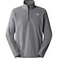 The North Face Herren 100 Glacier 1/4 Zip Pullover (Größe S, grau)