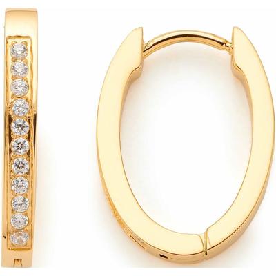 Leonardo Creolen Edelstahl gold Damen Image