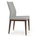 sohoConcept Pasha Wool Solid Back Side Chair Wood/Upholstered in Brown | Wayfair DC1037-24