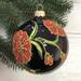 Ball The Holiday Aisle® No Pattern Ball Ornament Glass in Black/Green/Red | 4 H x 3.94 W x 3.94 D in | Wayfair B13FF0402E4D494B83DC2838CCBDB68F