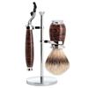 Mühle - PURIST Rasierset, Silberspitz Dachszupf, mit Gillette® Mach3® Rasur 1 ct Herren (313.99 € / 1 ct)