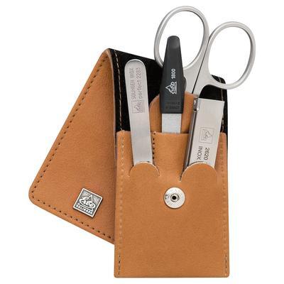 ERBE Maniküre Set Taschen-Etui Serie "Cognac" 4-tlg. Image