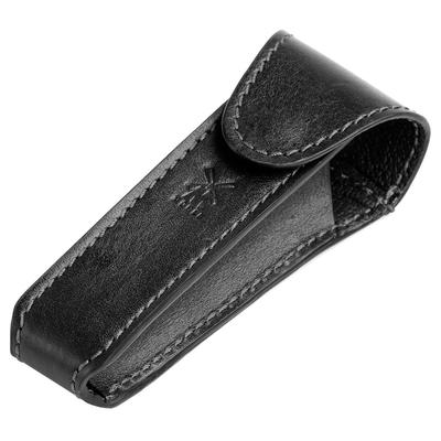 Mühle Reiseetui für Rasierhobel aus Florentiner Leder schwarz Herren Image