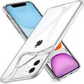 Coque en silicone ultra mince pour iPhone coque transparente souple coque transparente iPhone 15