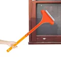 Brosse nettoyante pour écran de fenêtre 2 en 1 support de fenêtre et brosse sèche pour les