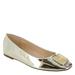 Bebe Alina - Womens 8.5 Gold Slip On Medium