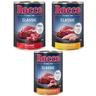 Rocco Classic 6 x 400 g Alimento umido per cani - Mix Top seller: Manzo puro, Manzo con Cuori di Pollame, Manzo con Pollo