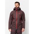 Skijacke JACK WOLFSKIN "ALPSPITZE PRO 3L JKT M" Gr. M (50), rot (red, earth) Herren Jacken Skijacken