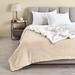 Luxurious Velvet Plush Fleece Reversible Sherpa Bed Blanket