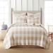 Camden Taupe Full/Queen Quilt Set - Levtex Home