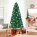 Prelit Fiber Optic Christmas Tree with Warm White Lights