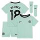 Chelsea Nike Third Stadium Kit 2023-24 - Infants with Nkunku 18 printing