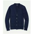 Brooks Brothers Men's 3-Ply Cashmere Cardigan Sweater | British Blue | Size Large