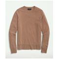 Brooks Brothers Men's 3-Ply Cashmere Crewneck Saddle Shoulder Sweater | Brown | Size Large