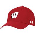 Men's Under Armour Red Wisconsin Badgers Airvent Performance Flex Hat