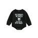 Baby Boy Girl Halloween Sweatshirts Romper Long Sleeve Crew Neck Skull Pumpkin Print Fall Bodysuit Clothes