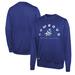 Men's Royal Dallas Cowboys Combine Authentic Line Blocker Pullover Sweatshirt